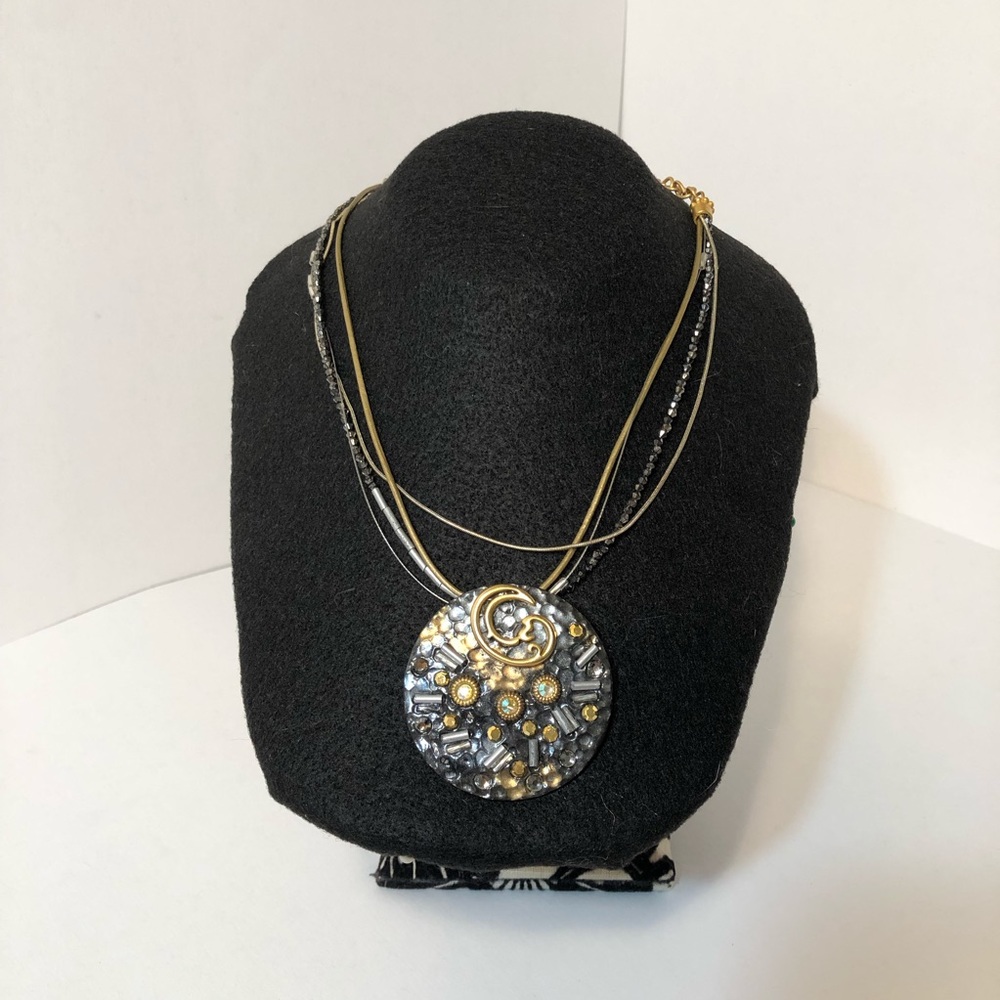 CHICO’S statement constellation pendant necklace